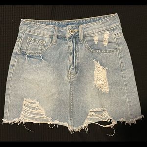 Shein Jean Skirt XS
